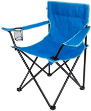 Sedia da Campeggio - Blu - Sedia Pieghevole - Sedia da Pesca - Sedia da Campeggio - Sedia a Coda - Esterno - Peso di Carico 110kg - Sedia Ripiegabile