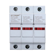 Portafusibile Modulare DC Fotovoltaico 3P 3M D14X51mm 63A DC 1000V IP20 IEC60269-6