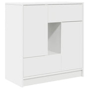 Credenza | Madia | Buffet da pranzo | Armadio da pranzo con Cassetti e Ante Bianco 70,5x34x74,5 cm