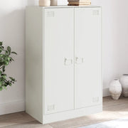 Credenza-Buffet-Armadio da cucina Bianca 67x39x107 cm in Acciaio 229931
