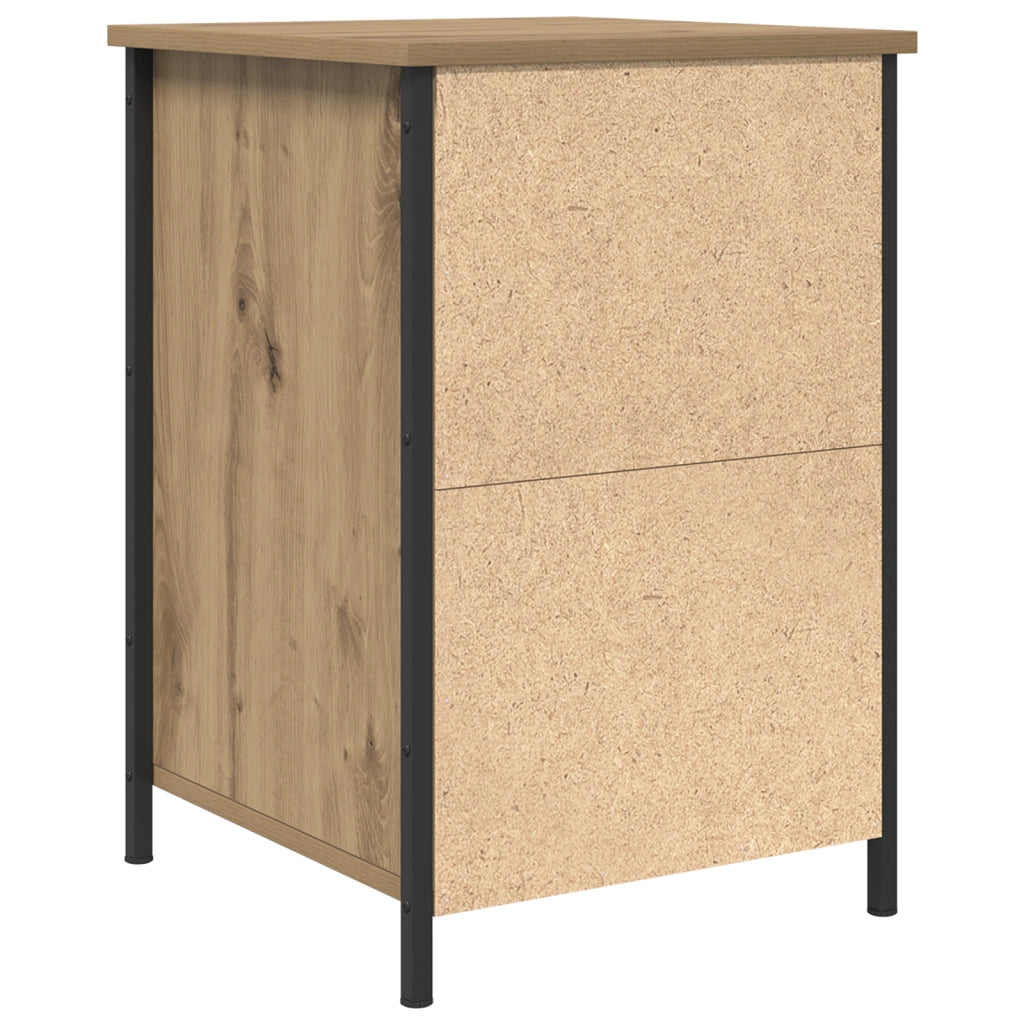 Comodino in rovere artigianale 40x42x60 cm Legno ingegnerizzato
