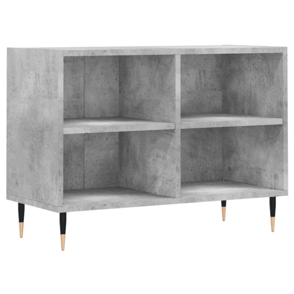 Mobile TV multimediale mensola TV credenza TV sala da pranzo soggiorno camera da letto 69,5 x 30 x 50 cm legno ingegnerizzato grigio 02_0026172