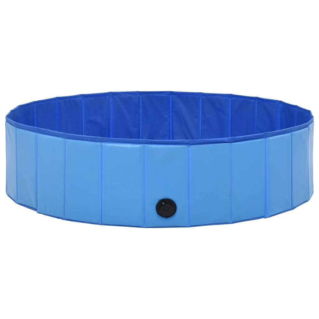 Piscina per Cani Pieghevole Blu 120x30 cm in PVC 170826