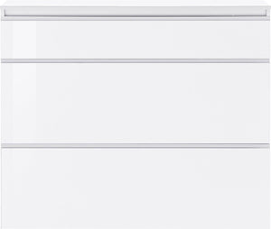 Scarpiera 2 Ante e 1 Antina a Ribalta 120x26,5x108 cm Magic Bianco Lucido