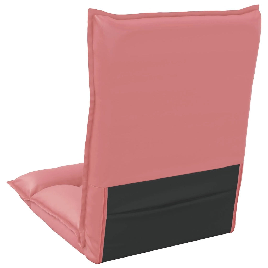 Sedia da Pavimento Rosa 55 x 61 x 70 cm Pelle Sintetica 42028189