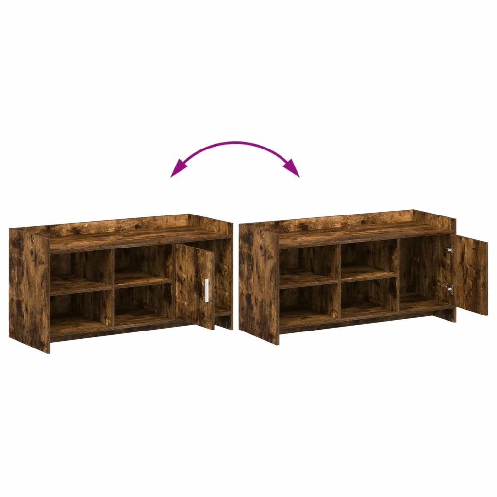 Mobile per scarpe con porta Rovere Fumo 100 x 39,5 x 51 cm 8011359