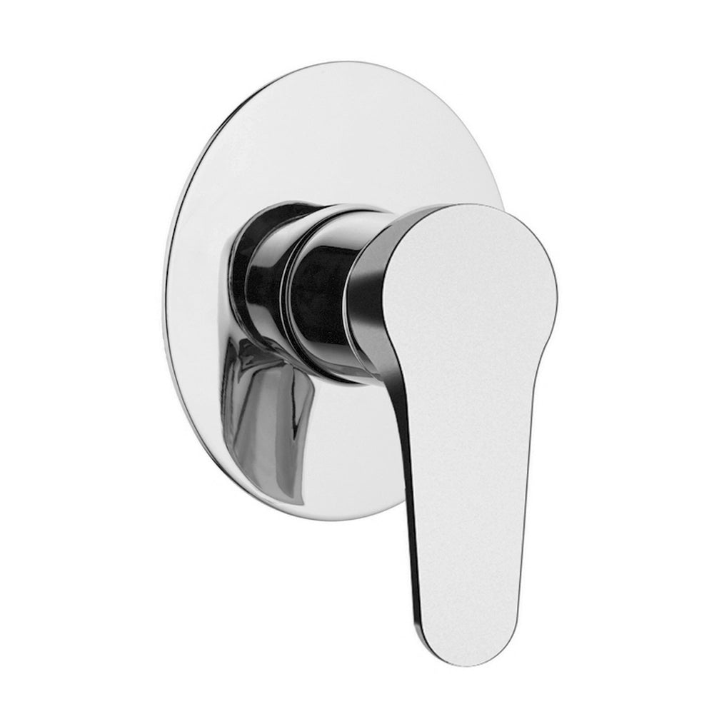 Miscelatore doccia ad incasso in ottone cromato di Rubinetterie Mariani Linea Surf