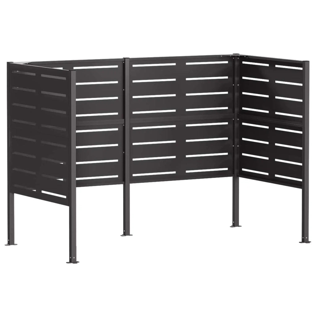 Schermo per bidone della spazzatura 167 x 85 x 113 cm Acciaio 8013433