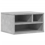 Supporto per stampante tavolo mobile per ufficio 40 x 32 x 22,5 cm legno ingegnerizzato grigio 02_0044730