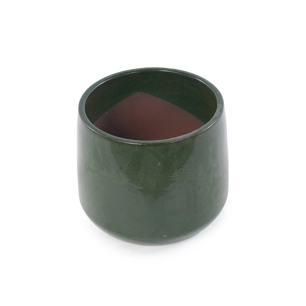 VASO Set da 4 pezzi in Ceramica Ø 33/26/20/15 cm Verde Antico