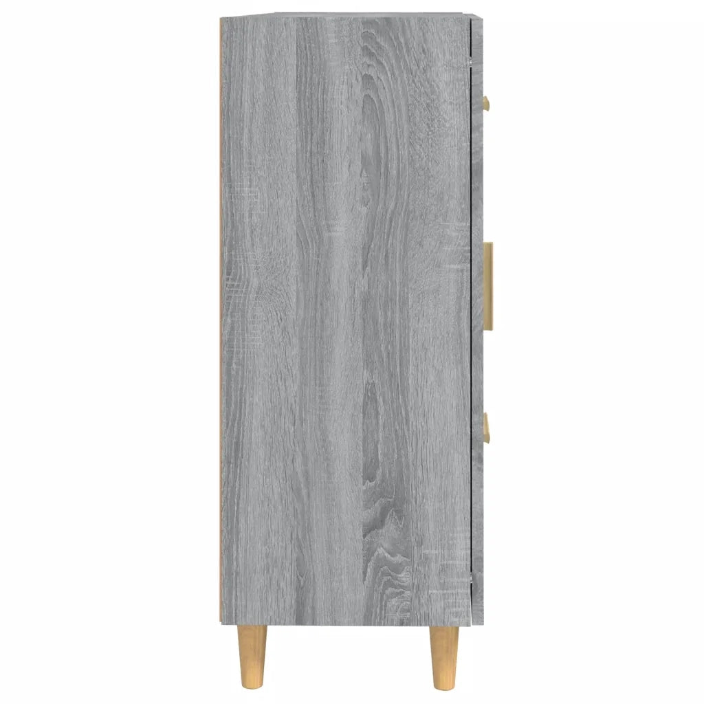 Credenza Grigio Sonoma 69,5x34x90 cm in Legno Multistrato 817370