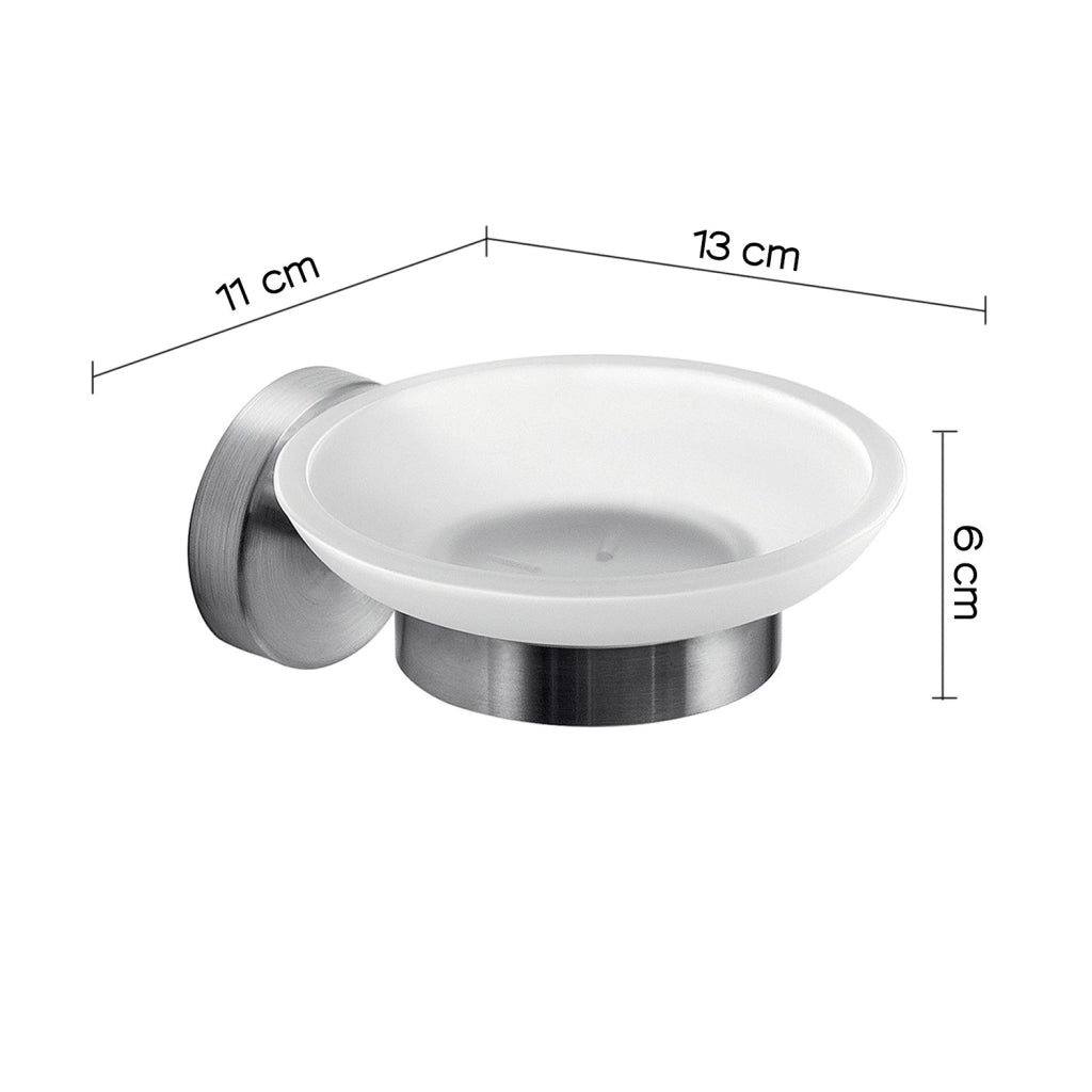 Portasapone da muro in acciaio inox AISI 304 Gedy 5011 serie PROJECT Satinato