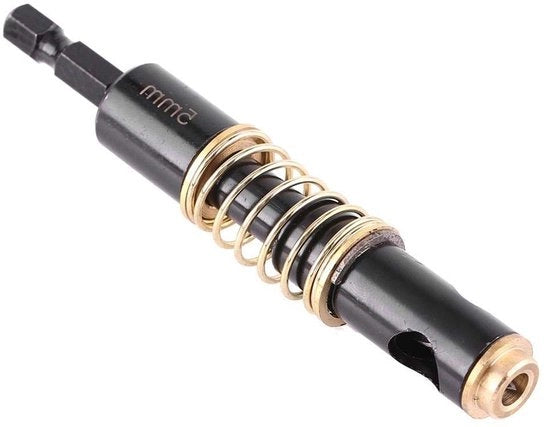 Set di punte per foro a 5mm per legno e plastica 1/4" - Boor a reaming con gomito a 5mm nero per 1/4