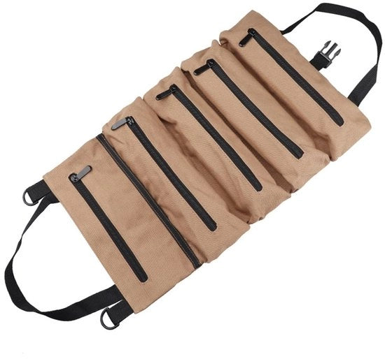 Tas di lavoro portatile multifunzionale impermeabile con fodera in tessuto di oxford - dimensioni 47x28x3 cm