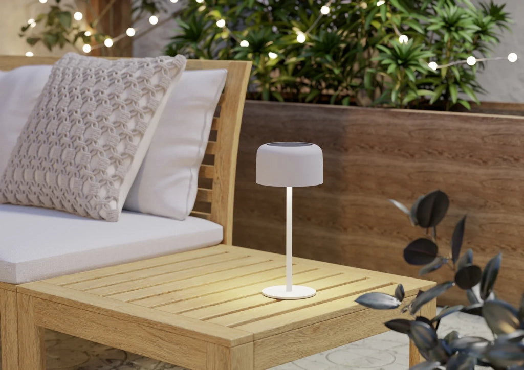 Lampada Ricaricabile Moderna Roccanova Acciaio Bianco Led 2,8W 270Lm Ip44