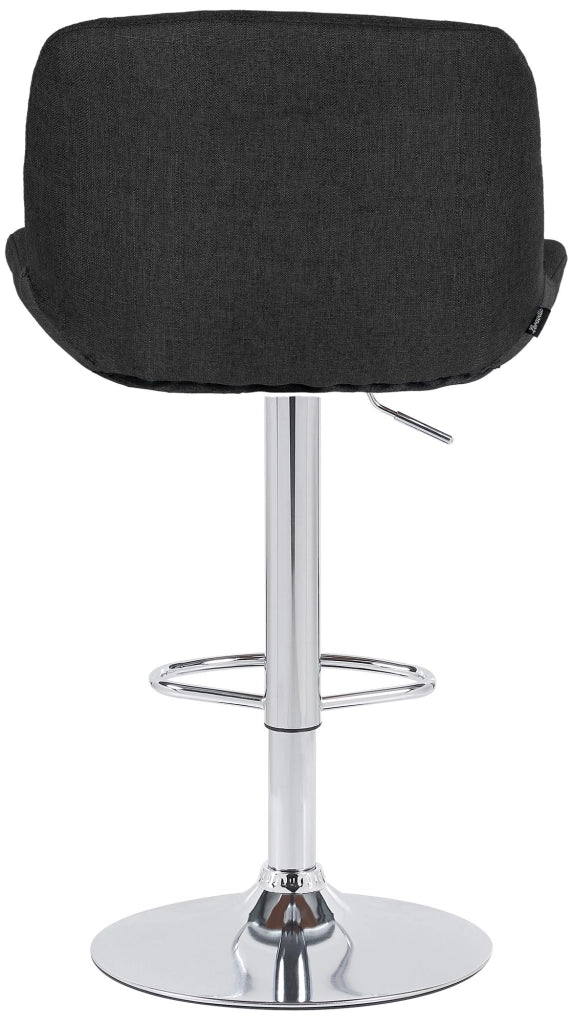 Barhocker Solon Chrom Stoff