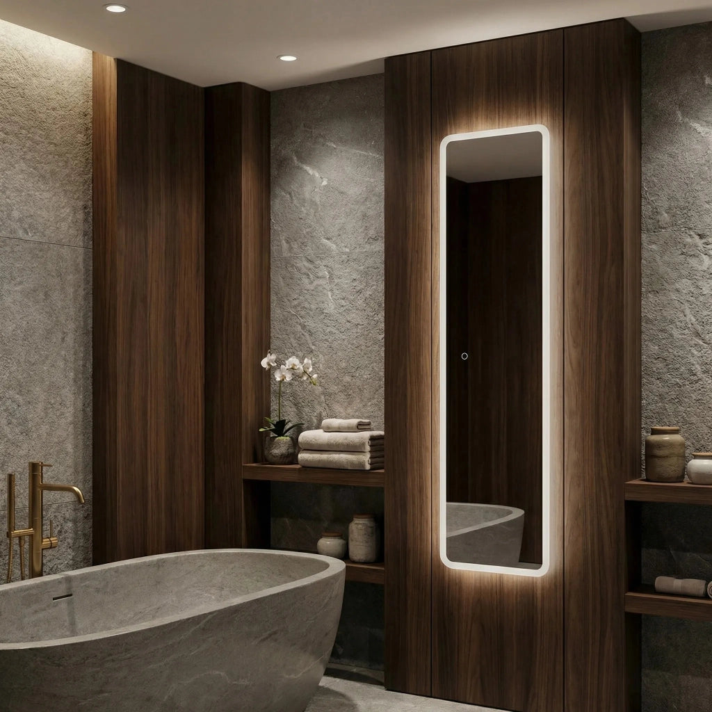 Specchio Led 150x50cm Mol-sq