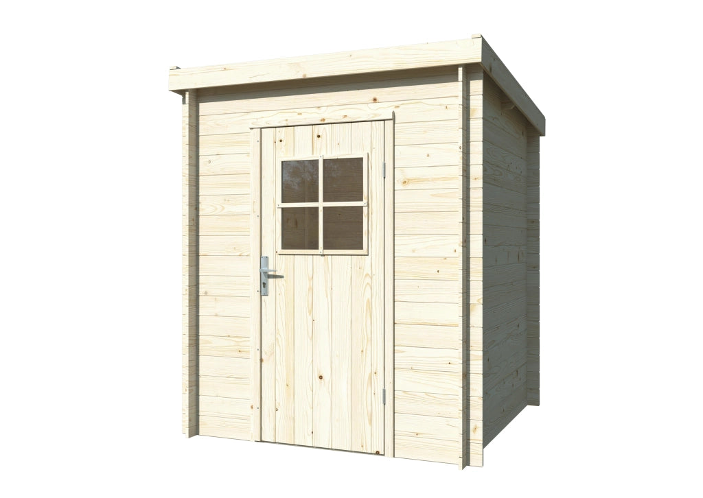 Casetta in legno non trattato Molly A 176X176