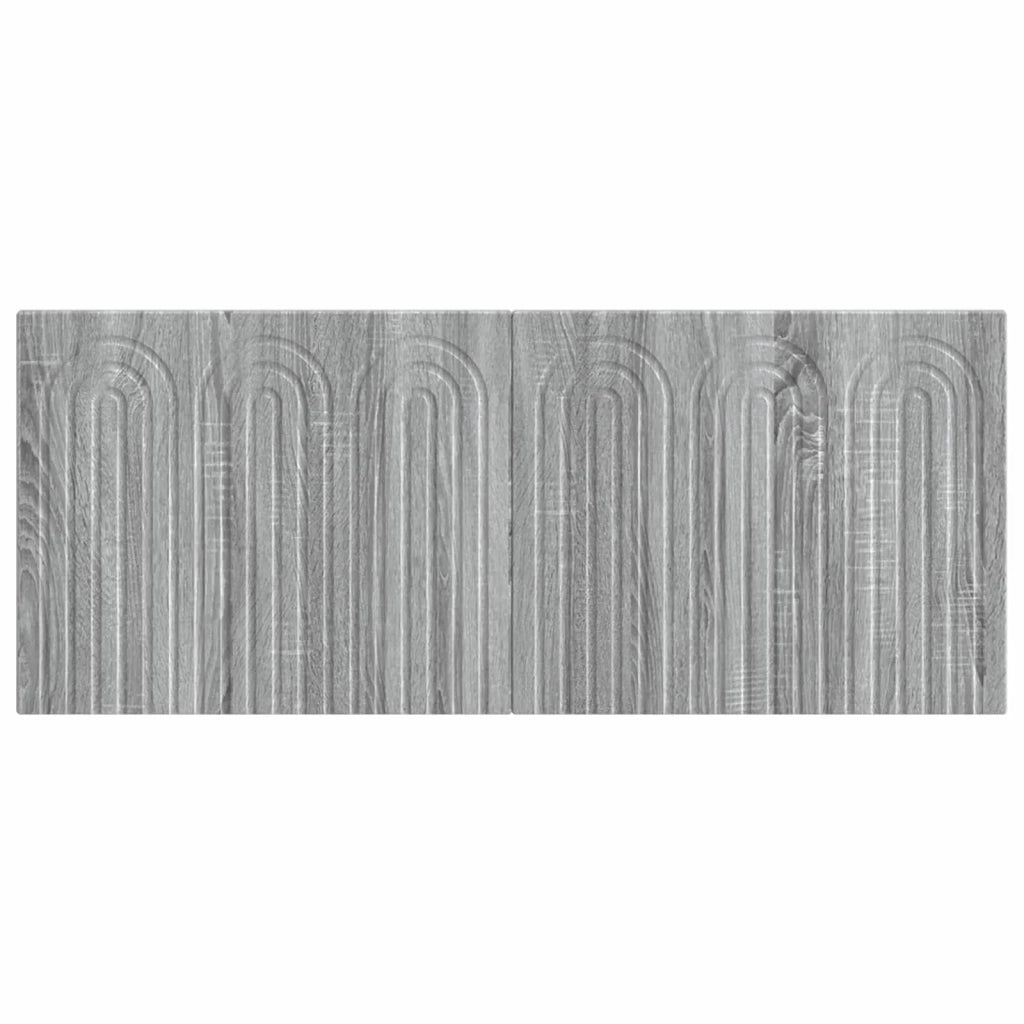 Testiera da Muro ALKMAAR Sonoma grigio Legno ingegnerizzato 896311