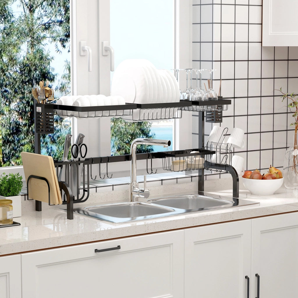 Tavolo da cucina ¨C zephmum ¨C 100x30x52,5 cm nero
