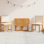 Set Bistro da Giardino 3 pcs Marrone Legno di Acacia Massello 3329111