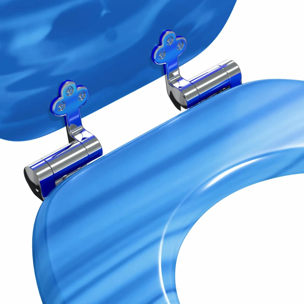 Sedile per toilette con chiusura morbida 2 pcs Goccia blu 3414543