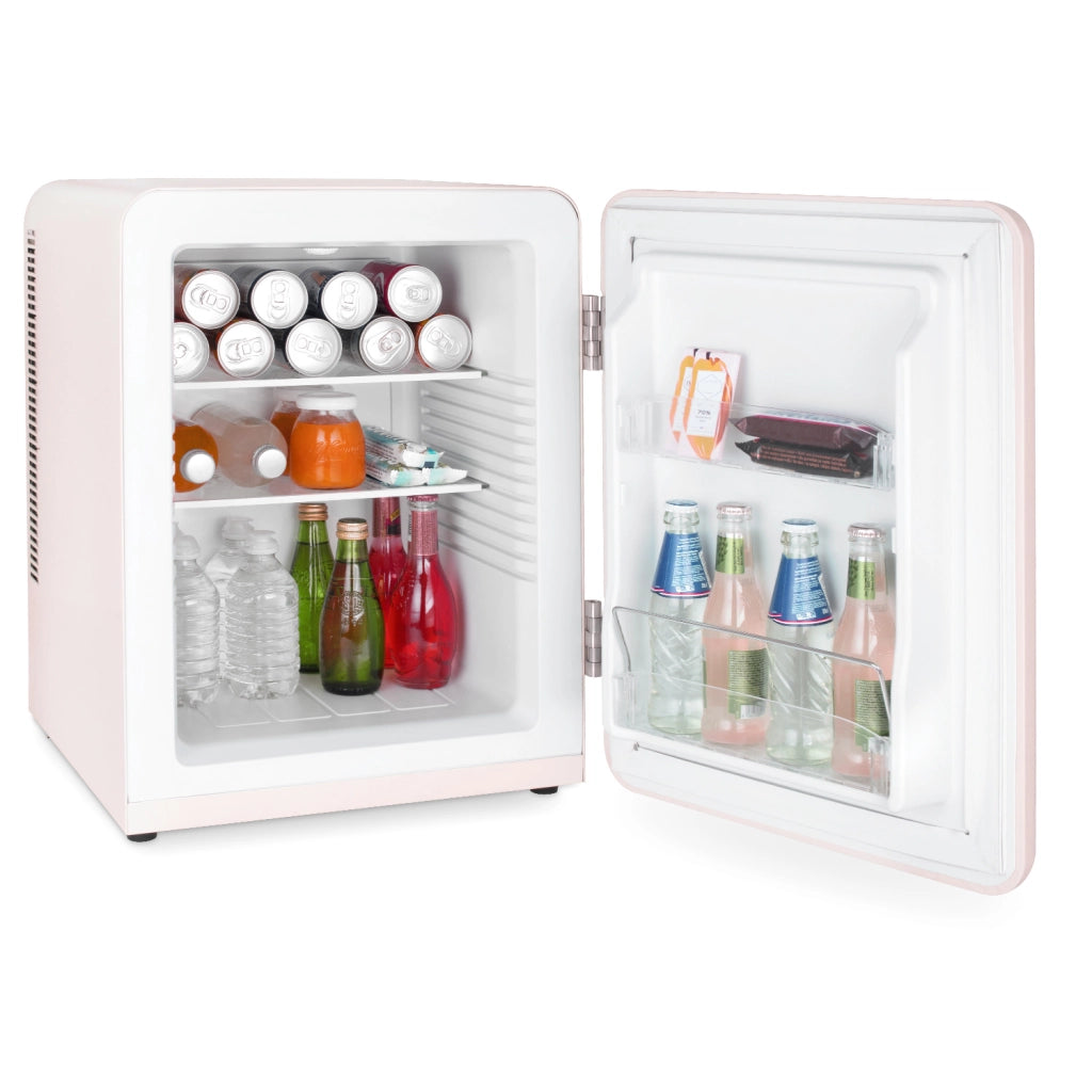 Minibar vintage 31L TOAD6 di H.Koenig rosa pastello