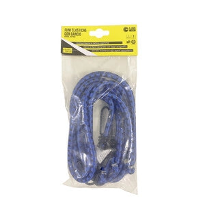 C SET 2 FUNI ELASTICHE D.8 C/2 GANCI FE 150 BLU- 1,0 pz