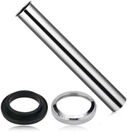 Verdoppiatore di tubo 200 mm - Sifon tubo - Tubo di scarico - Acciaio inossidabile - Resistente alla corrosione - Regolabile - Tubo di scarico
