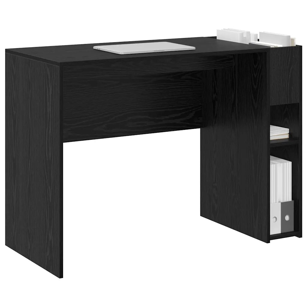 Scrivania Rovere Nero 109 x 50 x 78 cm Legno multistrato 891201