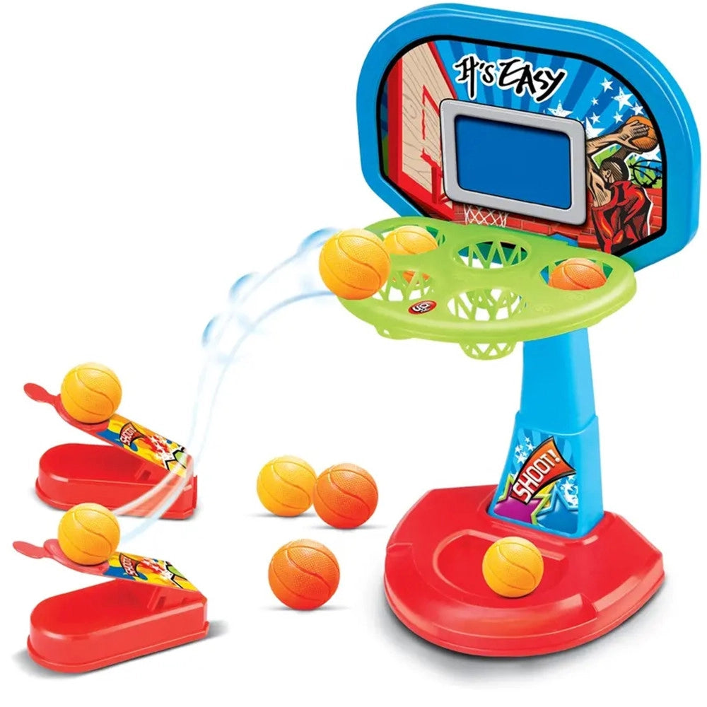 Trade Shop - Gioco Mini Basket Con Dita Canestro Da Tavolo Pallacanestro Bambini Giocattolo -