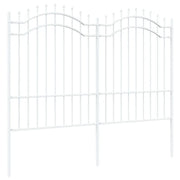 Recinzione per Giardino | Recinzione da cortile Woerden Bianco 240 x 190 cm