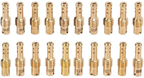 Set di sostituzione per carburatori - 20 pezzi - Spremi carburatori - Alta qualità - Adatto per carburatori VM/TM/TMX - Costruzione metallica