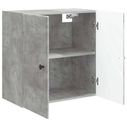 Armadietto a Muro | Mobiletto a muro Grigio Cemento 59 x 31 x 60 cm