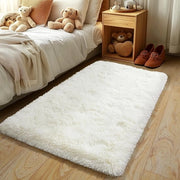 Tappeto morbido e plumoso - esperienza di lusso - 1 pezzo - beige - 80 x 150 cm