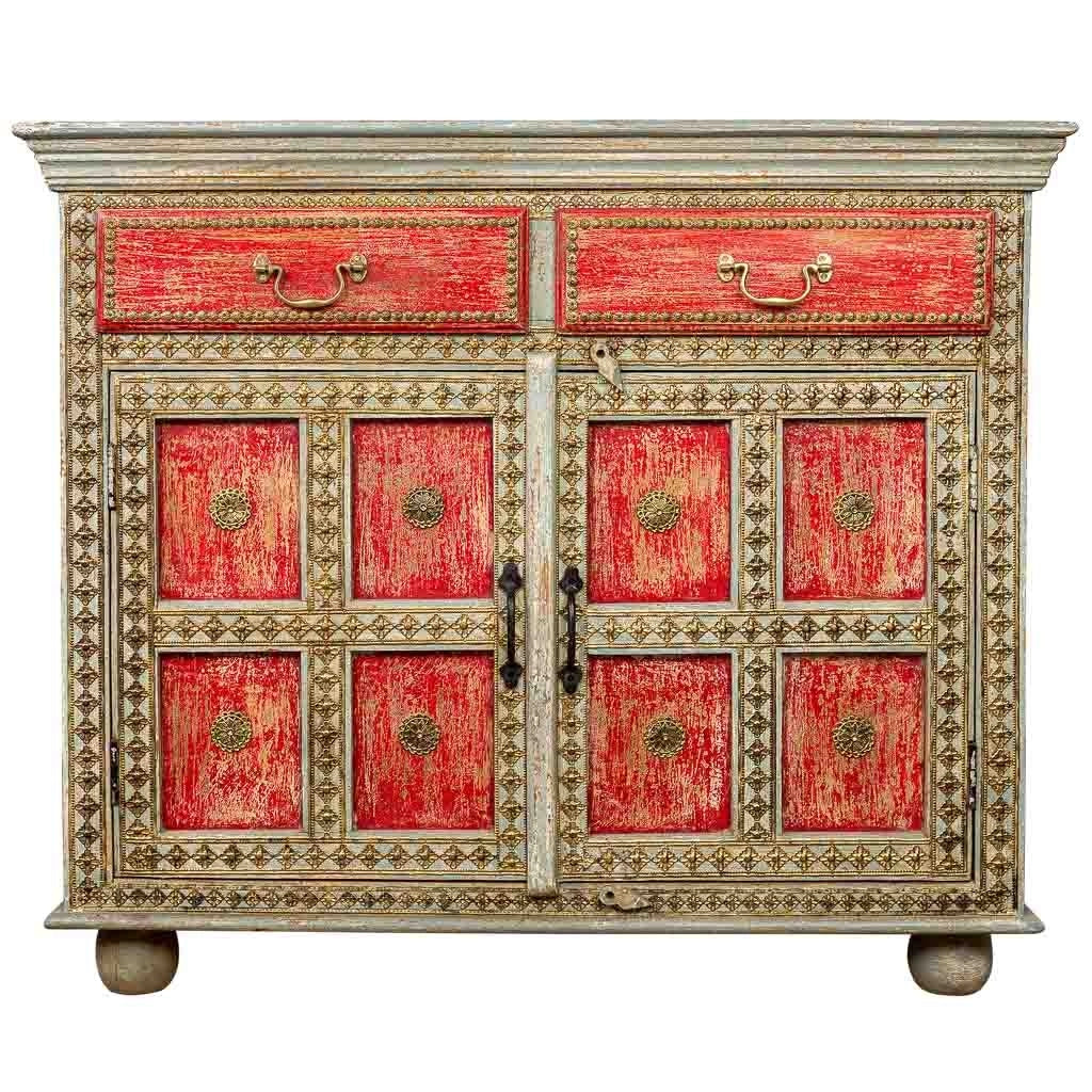 Credenza in legno multicolore 107x46x90h cm