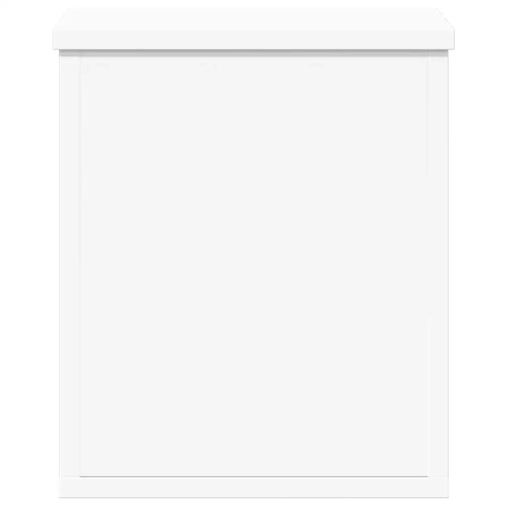 Contenitore Portaoggetti Bianco 30x35x35 cm in Truciolato 840667