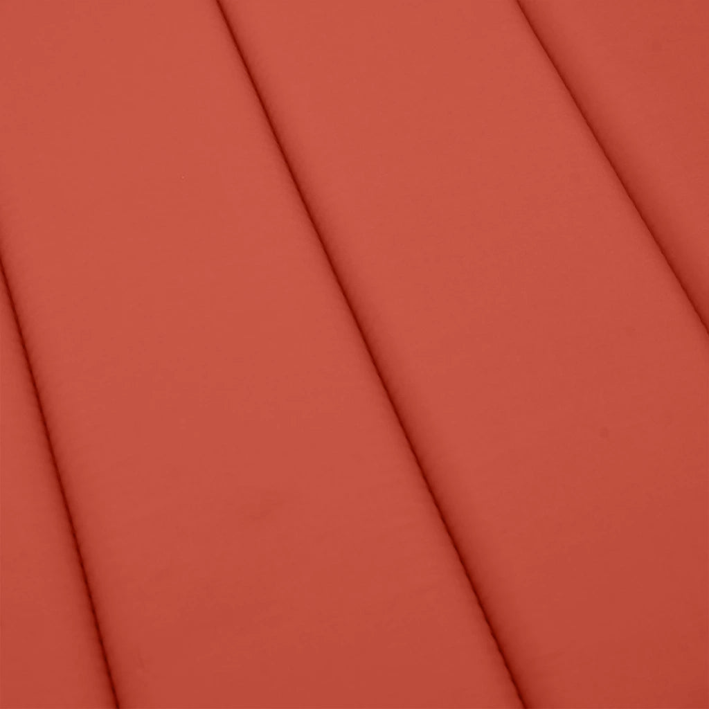Cuscino per Lettino Prendisole Rosso MÃ©lange 186x58x4cm Tessuto