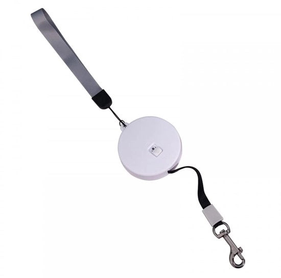 Cintura per cani 3 metri - Corda retrattile - Cinturino portatile per animali domestici - Adatto per cani piccoli/medi - Leggero 3,5 gram - Cinturino per polso per mani libere - Corda per passeggiate