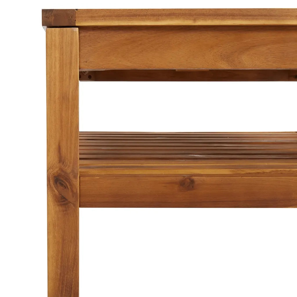 Set Divani da Giardino 9 pz con Cuscini Crema in Legno Acacia 3086945