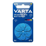 PILA PER ACUSTICA 'RAYOVAC 675' Blister 6 Pezzi - 10 confezioni