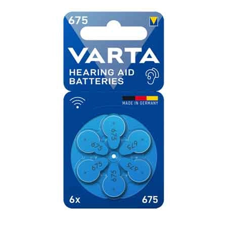 PILA PER ACUSTICA 'RAYOVAC 675' Blister 6 Pezzi - 10 confezioni