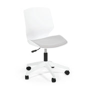 LÚZETE - SEDIA DA UFFICIO LAWRENCE CON ROTELLE BIANCO