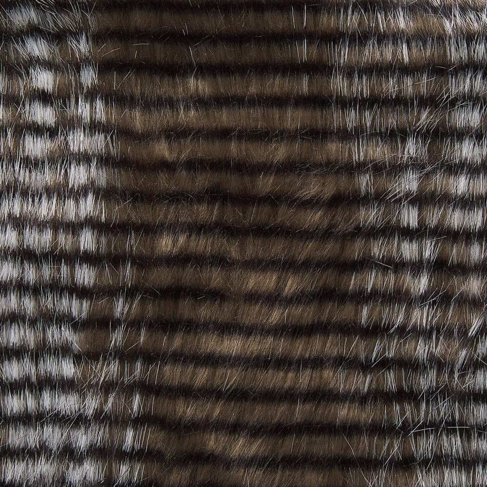 Coperta plaid Marrone e Bianco Acrilico 150 x 200 cm Soggiorno Rustico Boho