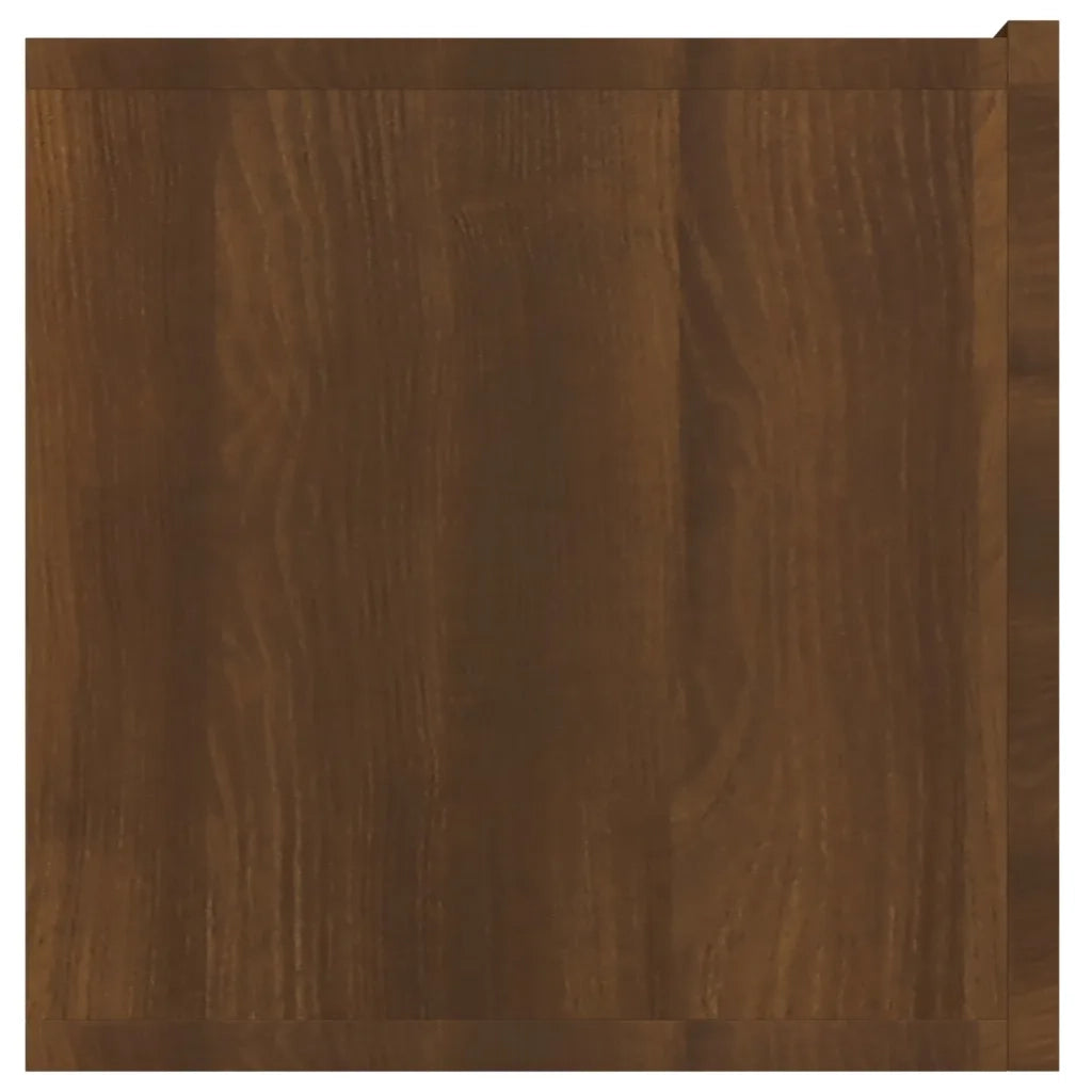 Mobile TV Pensile Rovere Marrone 60x30x30 cm Legno Multistrato 815873