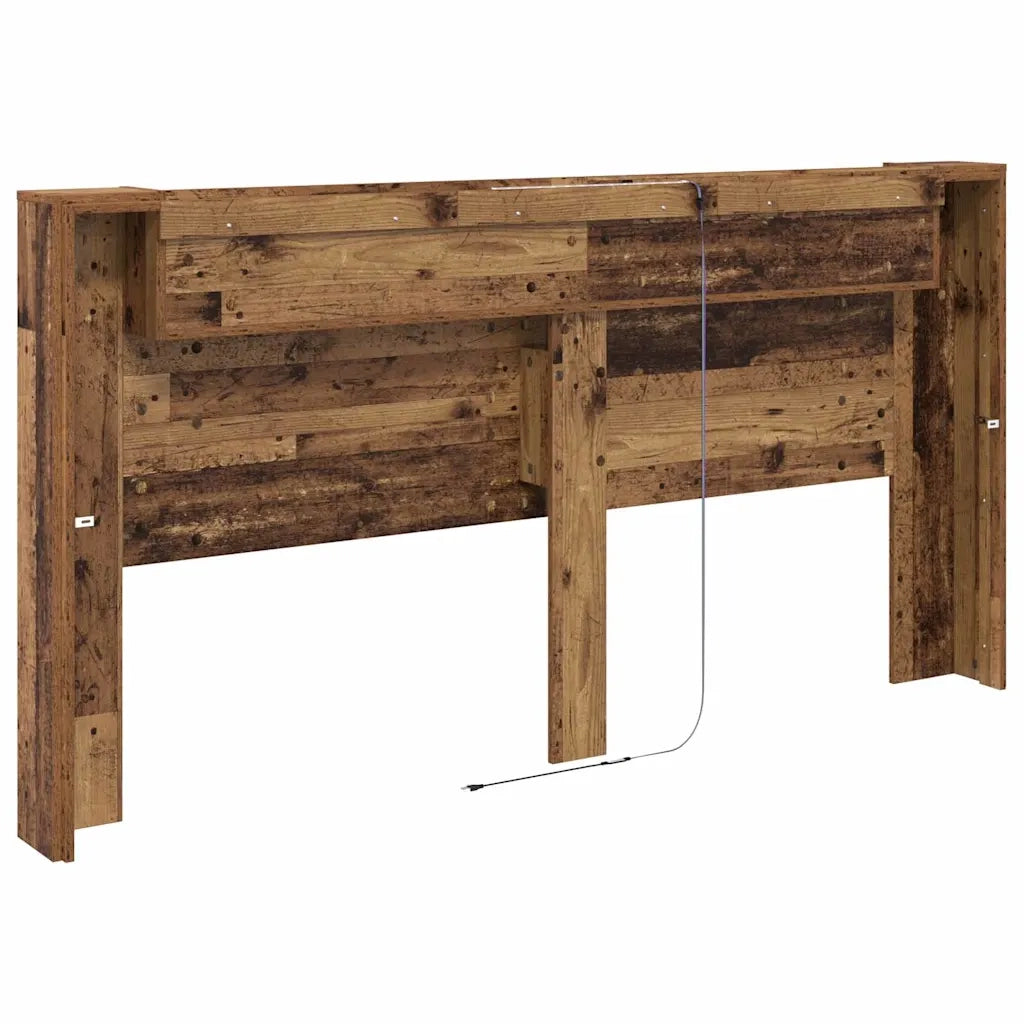 Testiera Legno vecchio 200 x 15 x 103,5 cm Legno multistrato 3418702