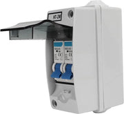 Dispositivo di Interruzione del Flusso Elettrico Miniatore - 2 Poli - Materiale Plastico Resistente al Calore - 230V - Alta Capacità di Interruzione - Per Distribuzione Elettrica - Modello 63