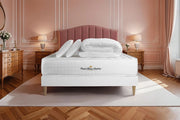 Pacchetto letto completo - Materasso 160x200cm + Box spring con doghe (kit) + 2 cuscini + Piumino - Buckingham