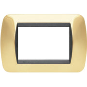 Living Int. - Placca 3 posti oro - L4803OR