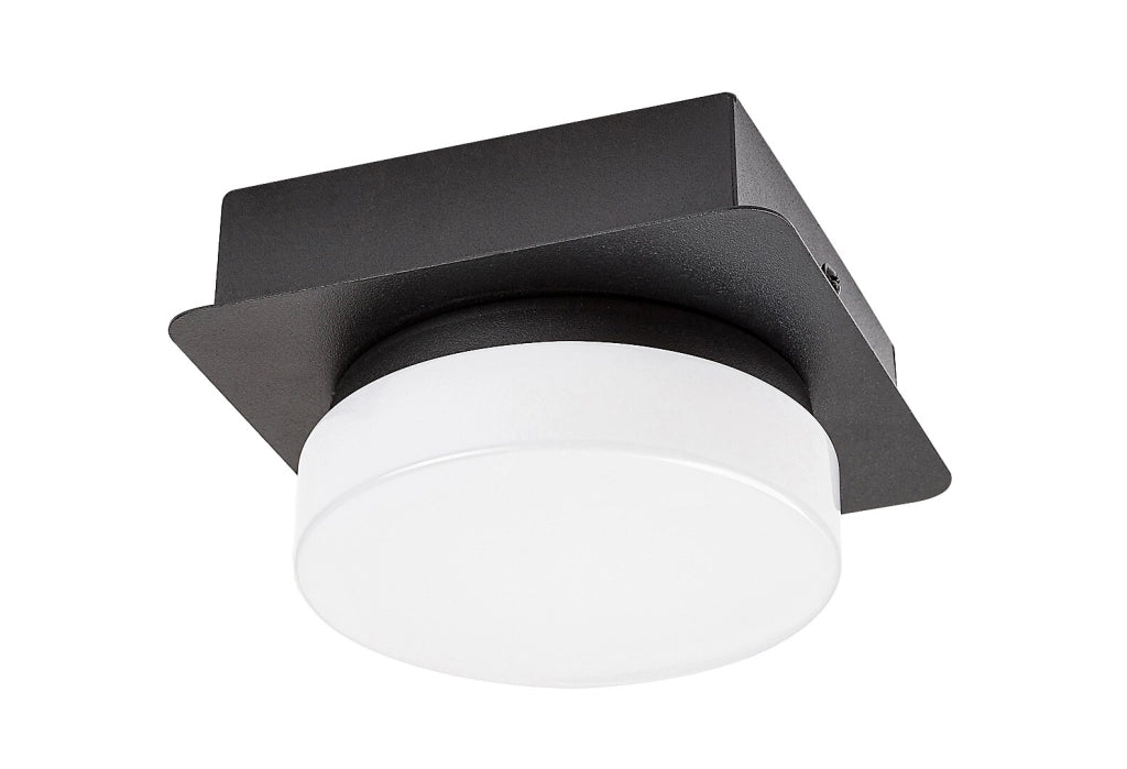 Spot plafoniera LED 5W 4000K IP44 nero Rabalux Attichus